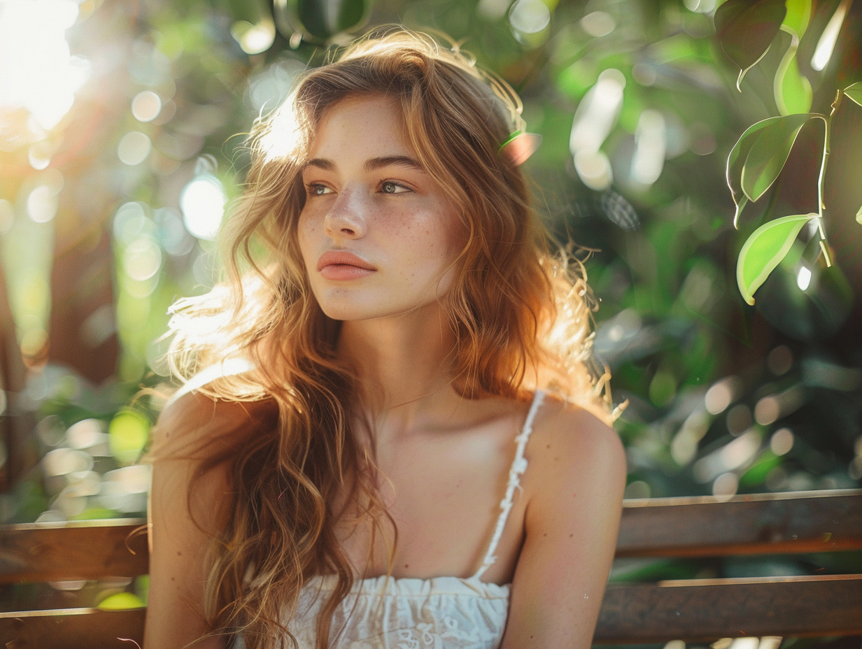 cheveux ondulés